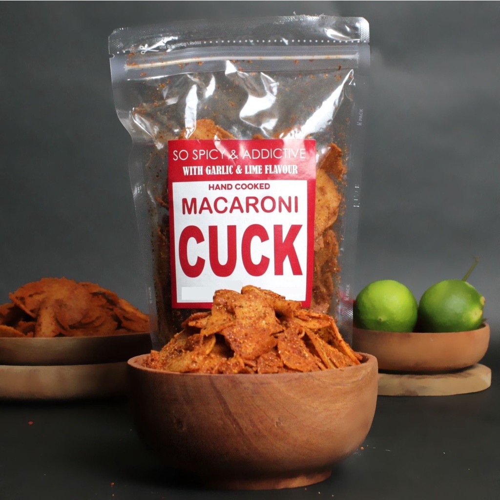 

Macaroni Cuck Keripik Cireng Pedas Daun Jeruk Cuck Kemasan 200 Gram