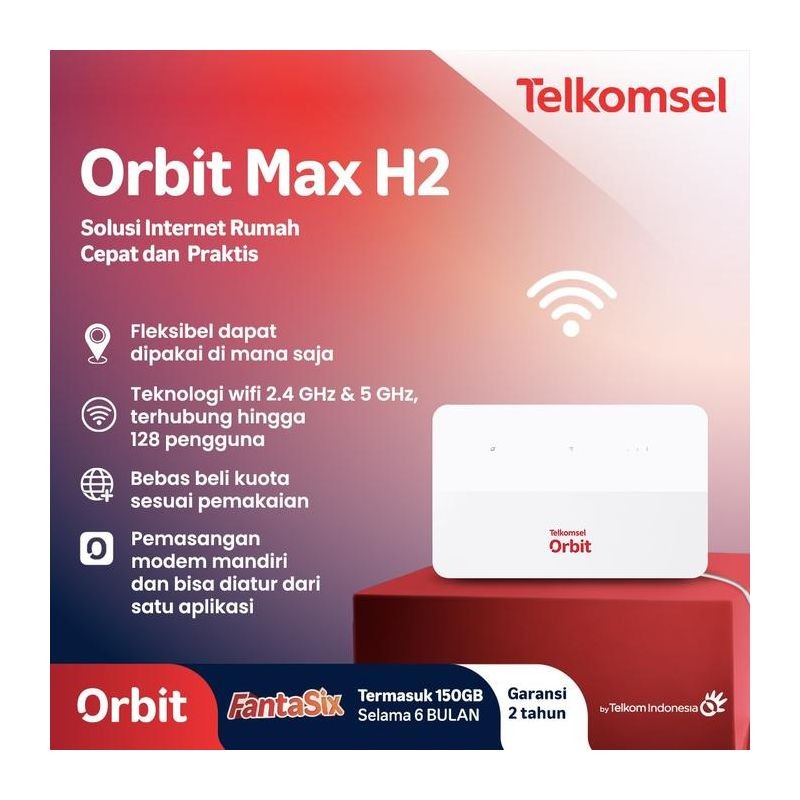Modem WiFi Orbit Max H2 4G High Speed