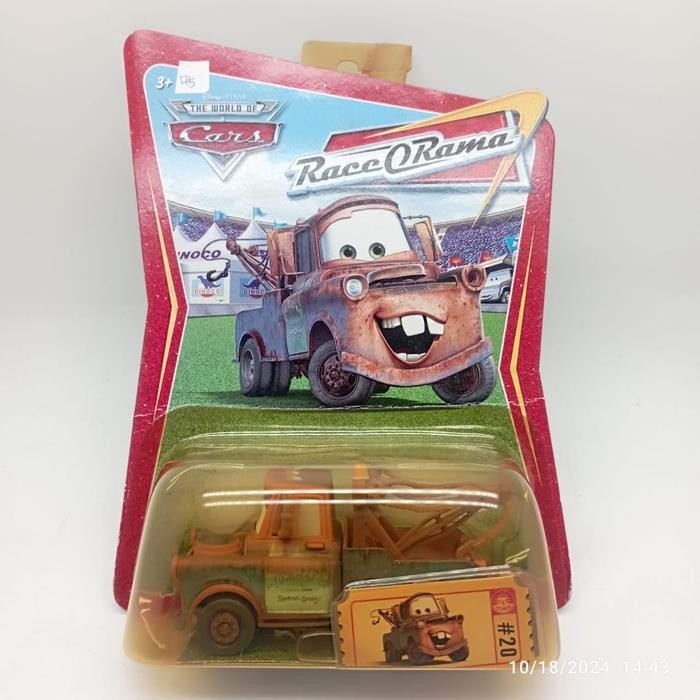 MAINAN... Disney Pixar Cars Race Orama Mater Mattel Diecast 1:55
