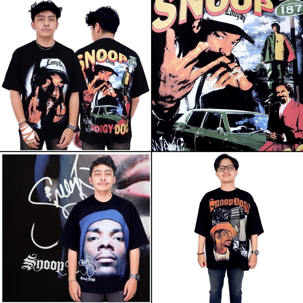 HOT TSHIRT SNOOP DOGG YOUNG RAPPER KAOS MUSIK OVERSIZE VINTAGE BOOTLEG