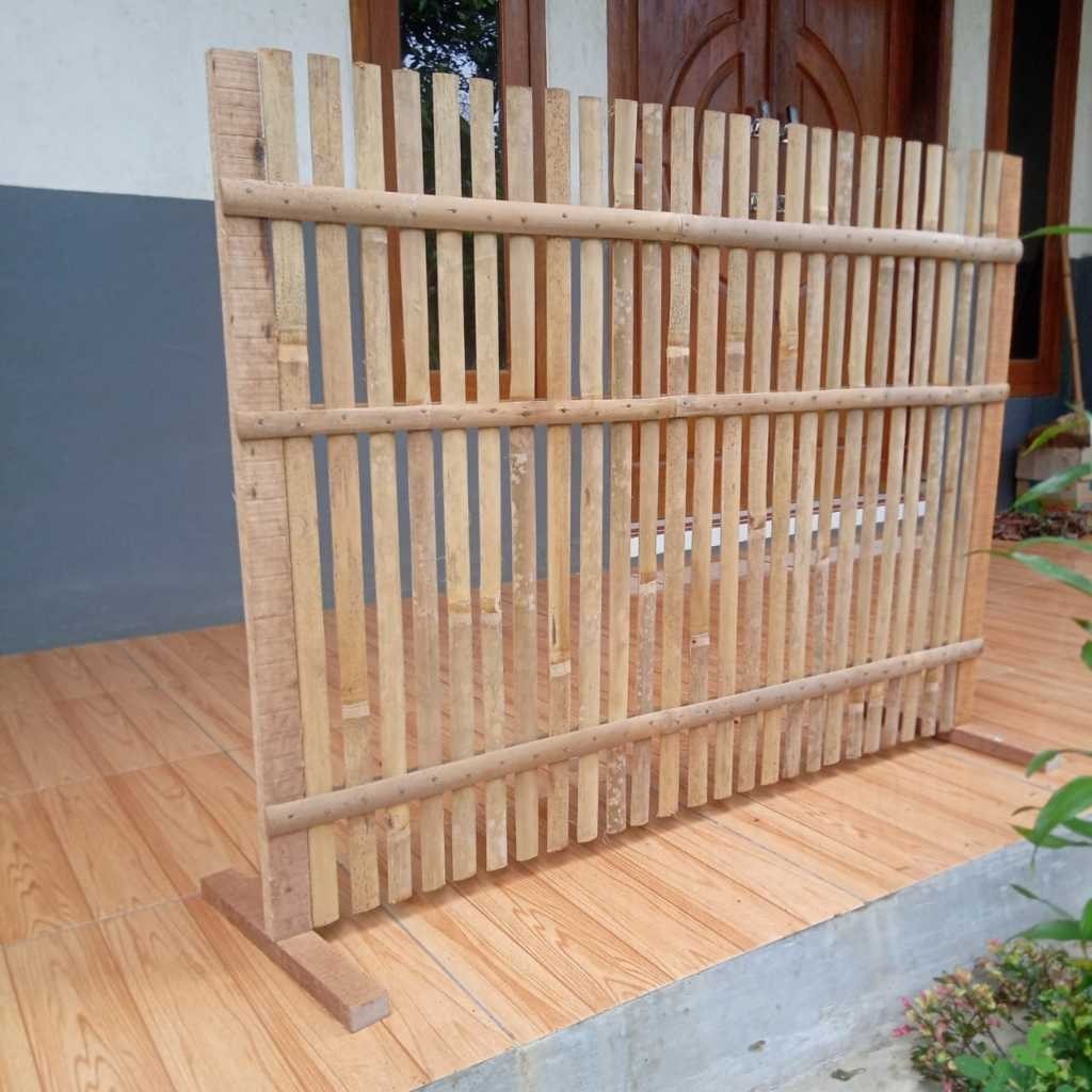 Pagar Bambu Dekorasi Taman Pagar Tanaman Pagar Rumah