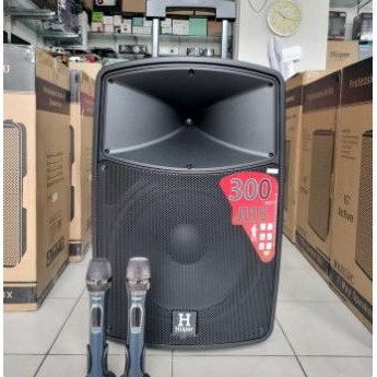 HUPER Speaker Portable 15 Inch With Mic Original JL15