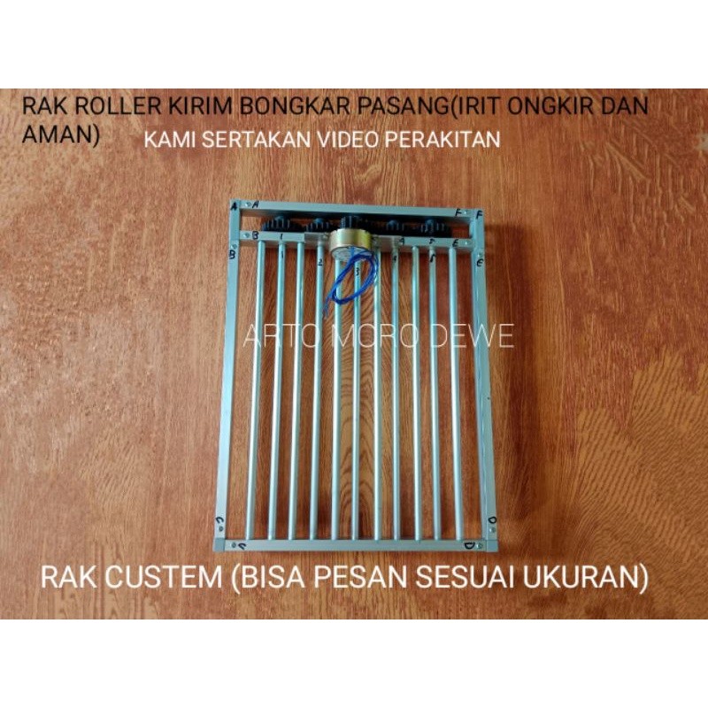 Rak Roller Mesin tetas Telur  Rak Roller Bongkar (custem)