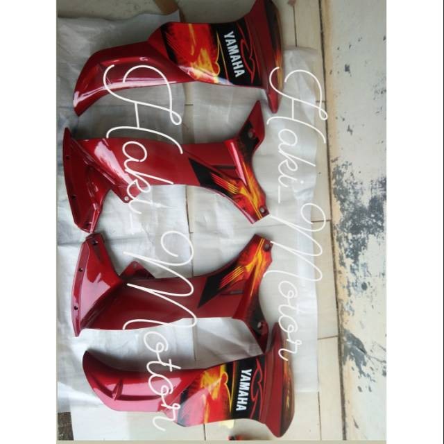 SAYAP LUAR DALAM JUPITER Z BURHAN+STRIPING MERAH