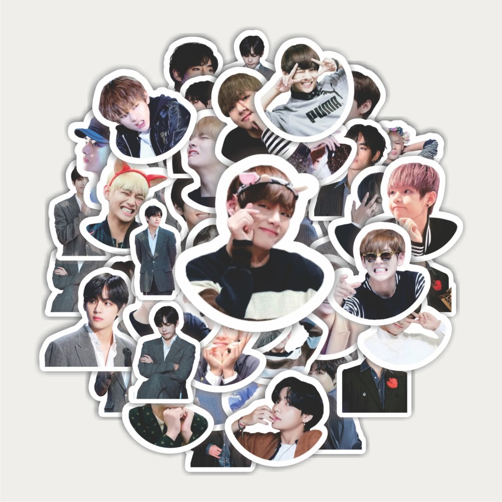 

Sticker Pack Bts3 - Taehyung Series 01 | Sticker TUMBLR | Stiker LAPTOP KOPER HELM