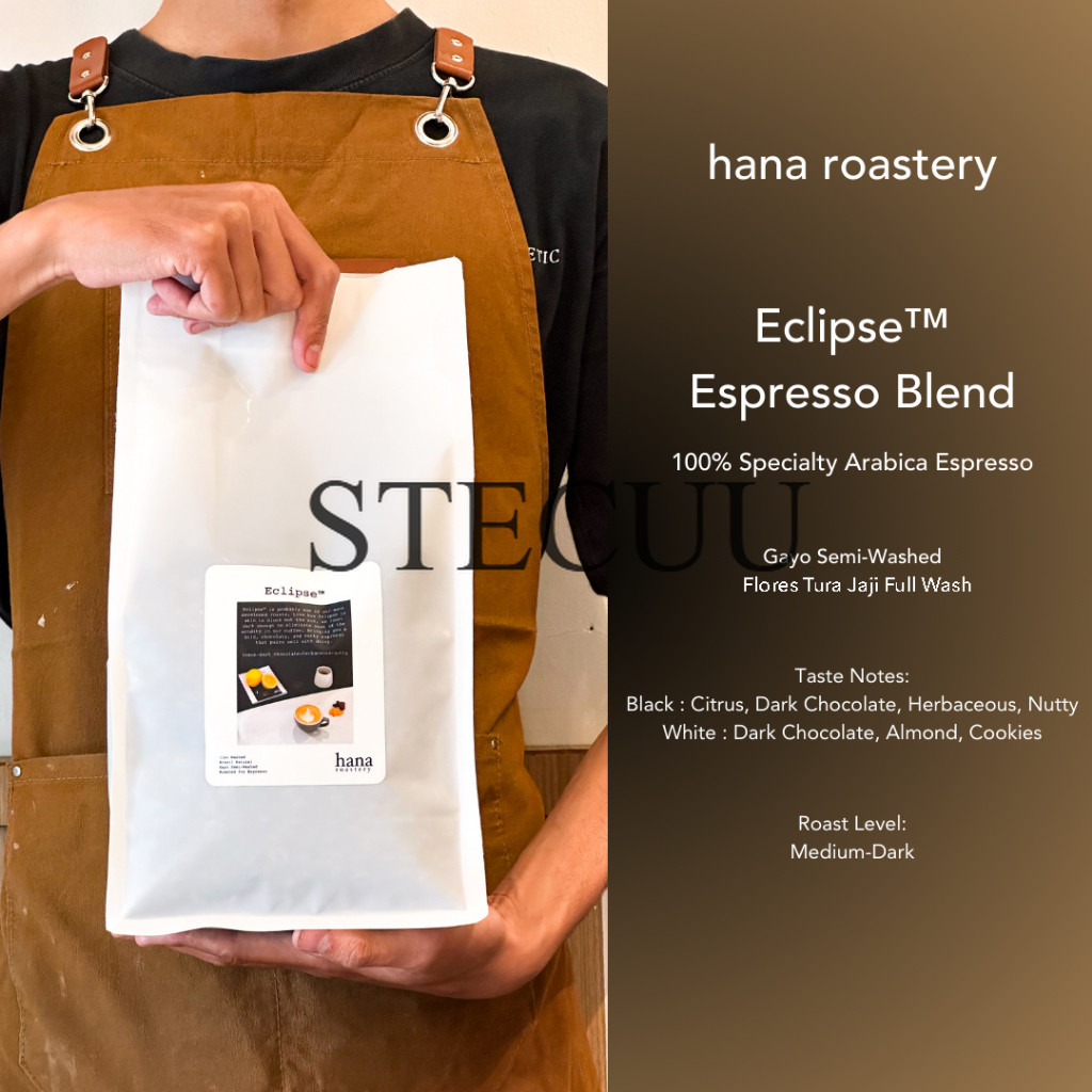 

Eclipse ™ Espresso Blend - Specialty Coffee - Hana Roastery - Espresso Roast - 1kg - Kopi Arabika