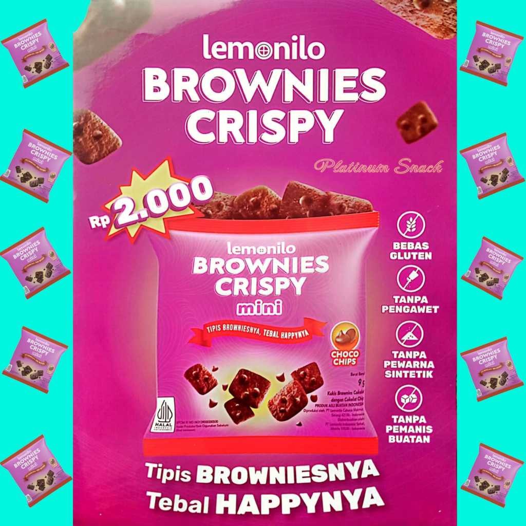 

Lemonilo Brownies Crispy Mini | Isi 10 Bks