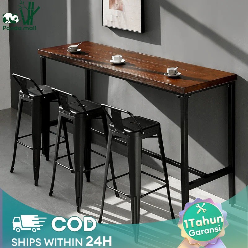 【Gratis Ongkir】Kursi Bar Besi Kursi Cafe Besi Bar Stool Besi Kursi Tinggi Meja Bar Kursi Restoran