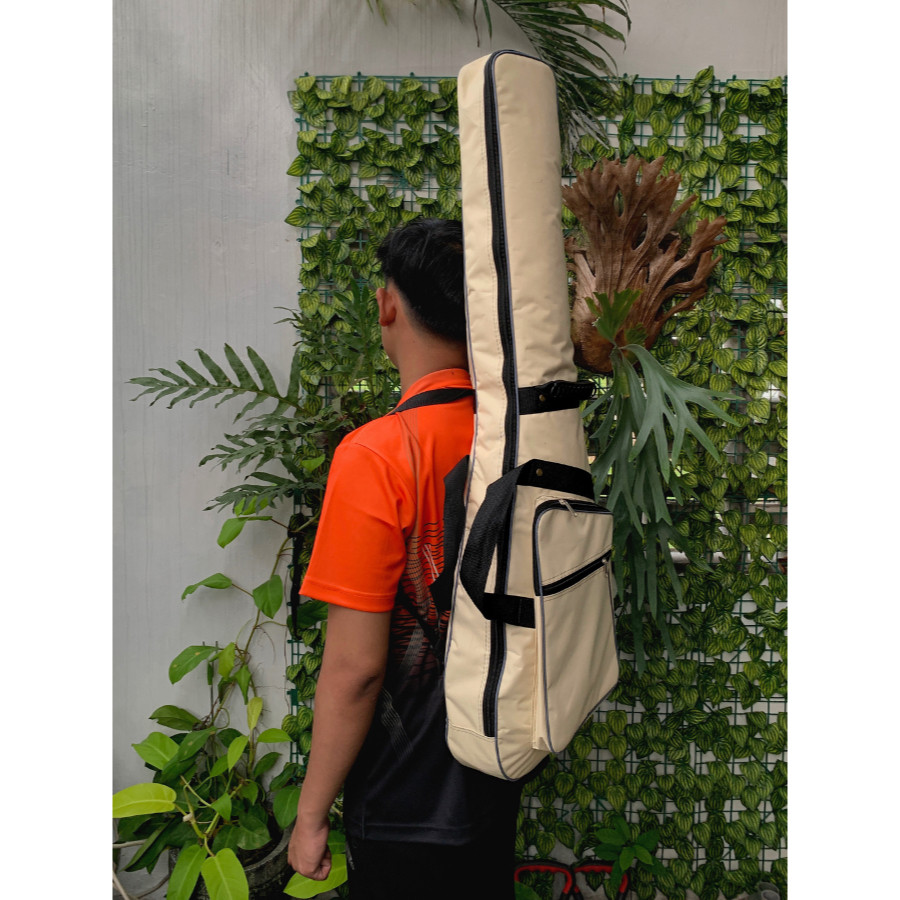 Tas Gitar Listrik Melodi Ransel - Busa Foam Tebal | Tahan Air Ringan