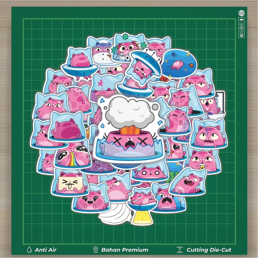 

HOT 50 PCS STIKER Stiker Vk Ufo Nina Stiker Fashion Cars Decal Dingin Kartu Album Custom Vinyl Anti Air- Sticker Aesthetic Buku Journal Koper Casing HP Tablet Laptop Helm Motor Botol Minum