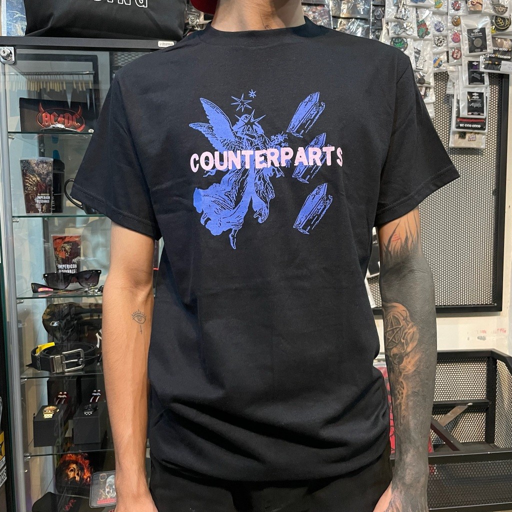 （COD） T Shirt Band Official COUNTERPARTS - ANGEL Original