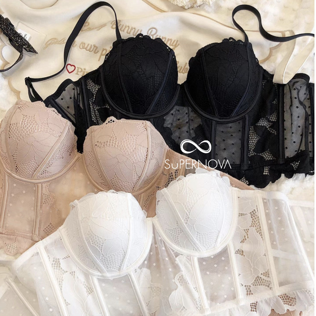 NJ67TL [SUPERNOVA] LISA BRALETTE Premium Lingerie Bustier Push up Bra Tanktop Dalaman Kebaya Set Cel