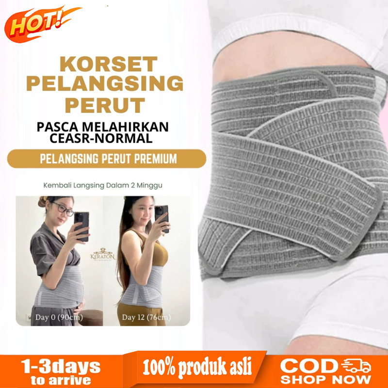 Korset Postpartum Bamboo -Korset Bamboo Pasca Melahirkan - Premium Korset Nano Bamboo Pasca Korset P