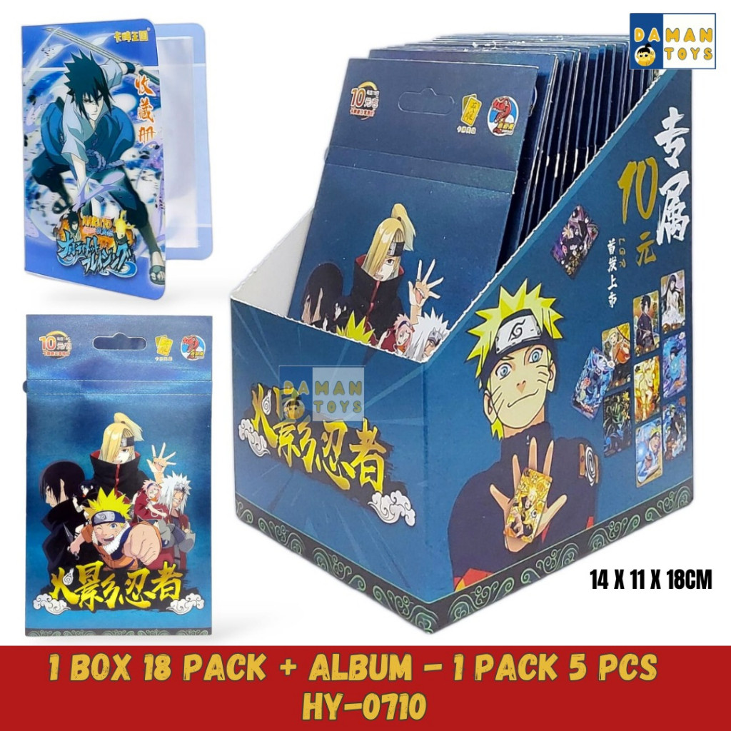 Kartu Anime Naruto Baruto 1 Box Grosir