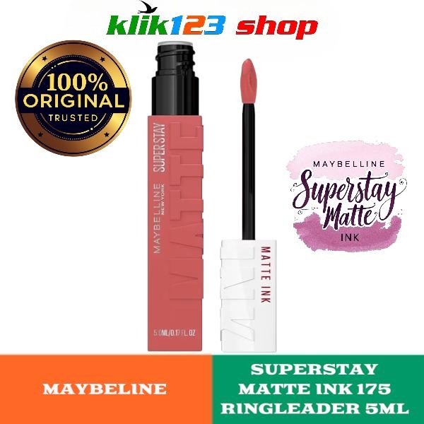 Maybelline Superstay Matte Ink Liquid Lipstick 5ml | Lip Cream Tahan Lama | Matte Finish | Lipstik O