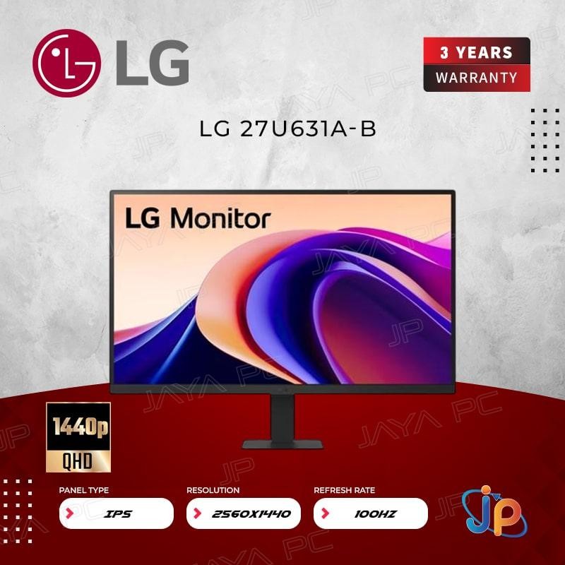 Monitor LG LED IPS 27U631A-B- 2K QHD 27" Inch