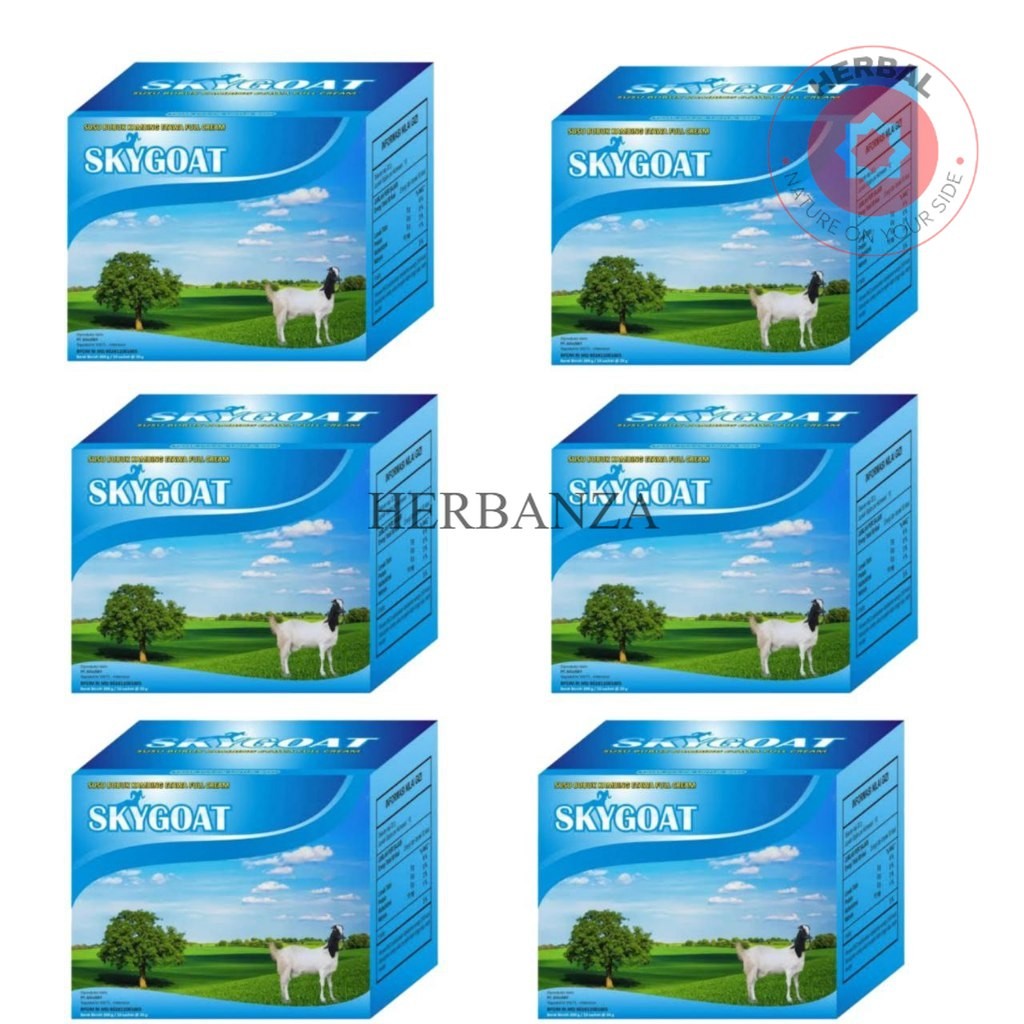 6 BOX Susu Kambing Etawa SKYGOAT – Full Cream Susu Etawa Asli Original