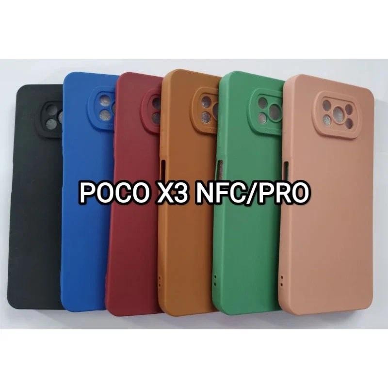 Softcase Pro Cemara Poco X3 Nfc / Poco X3 Pro Casing Silikon Casing Premium