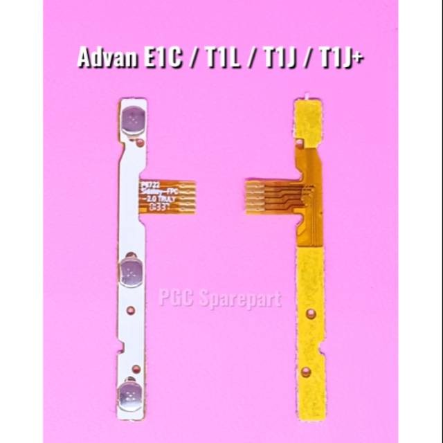 Flexibel On Off Volume Advan E1C T1L T1J T1J+ E1C Pro Plus Tombol Power Original - Flexi Flexible Fl