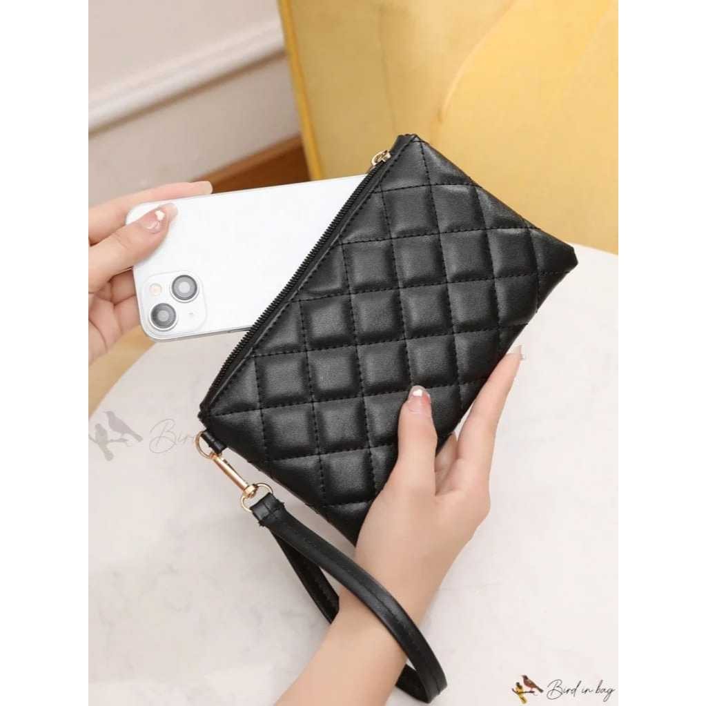 Dompet HP dan Uang Bordir Tas Tangan Wanita Terbaru Wristlet Gaya Korea Stylish BAGUS