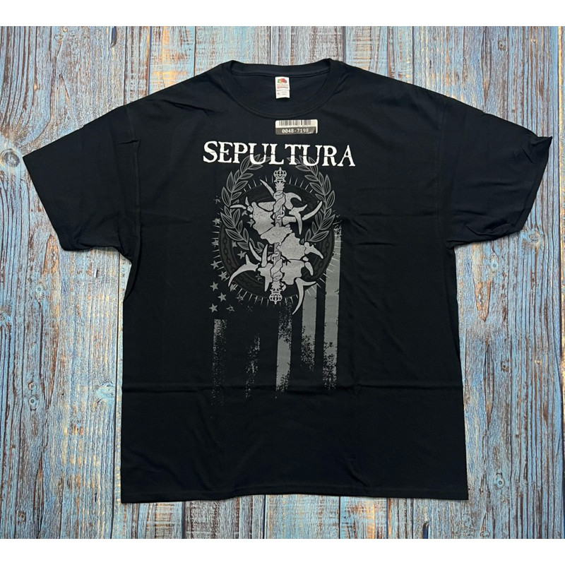 (COD) Kaos T-Shirt Band Sepultura - Quadra Tour 2022 Official Merchandise