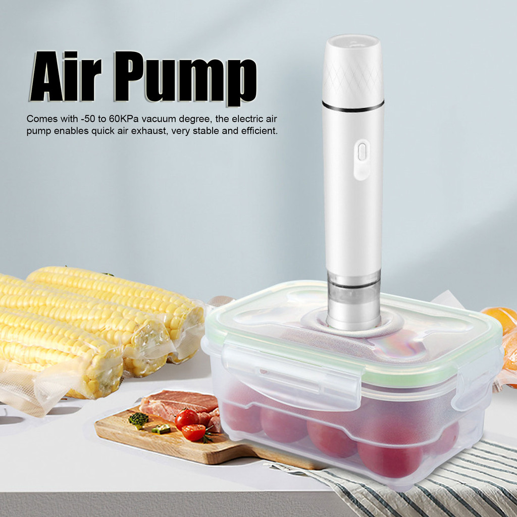 Air Pump Electric Air Pump Handheld Vacuum Sealer Cordless Sealing Machine Tool for Food Storage Vac