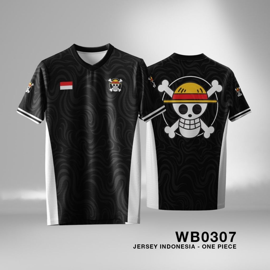Kaos Jersey One Piece X Indonesia Full Printing VMP