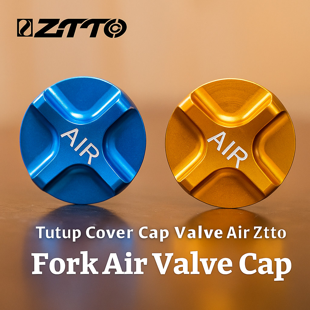 Ztto Tutup Pentil Fork Angin Sepeda Cover Cap Valve Air Suspensi Depan Schrader AV Kompatibel SR Sun