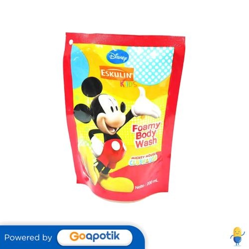 Eskulin Foamy Body Wash Micky Reffil 200 Ml