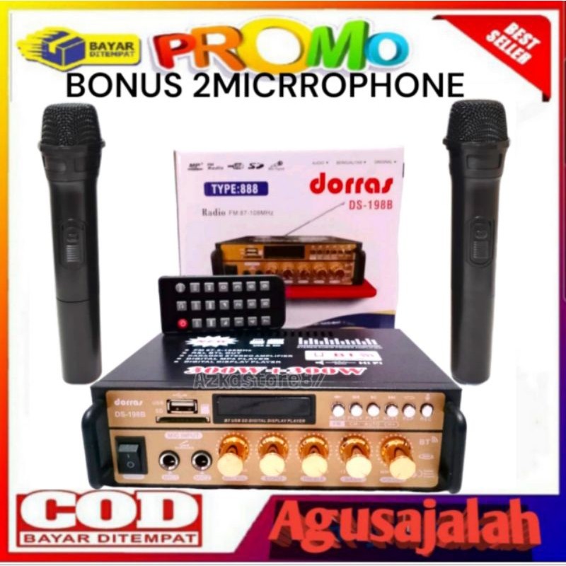 PILIHAN SHOPE Amplifier Fleco F-198B - Ampli Fleco 198B - Power Amplifier Fleco 198B