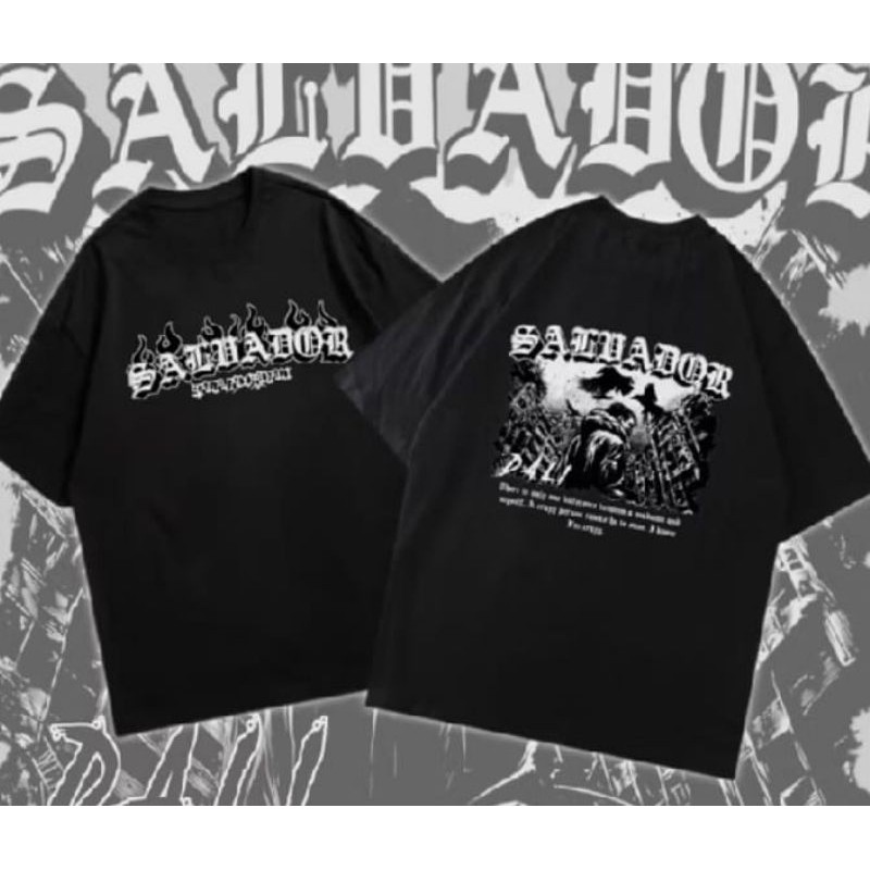 Kaos Salvador Dali Gangster Katun Unisex S-XXL