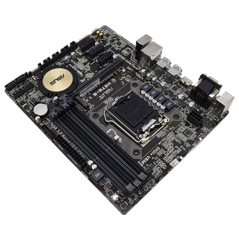 ASUS H97M-E Motherboards LGA 1150 Support i5-4570 CPU (without CPU) 4xDDR3 intel H97 6 x SATA M.2 Mi