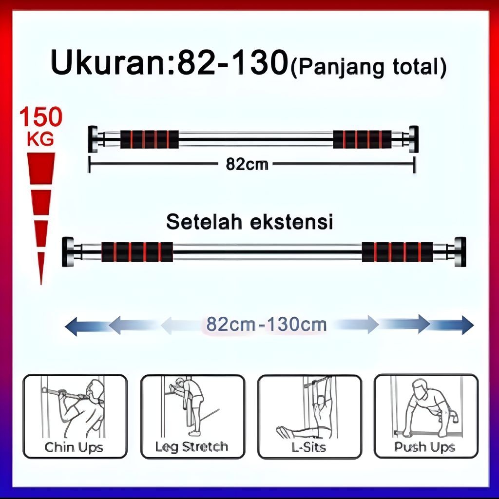 Door Chin Up - Pull Up /Chin Up/ Pull UP bar/Door Chining Bar