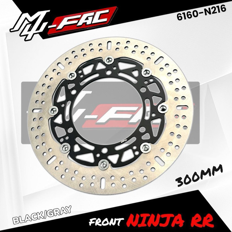 Piringan Cakram Depan ninja rr cnc MUFAC 300MM Ninja 150 rr zx krr kawasaki disk disc depan 300mm Be
