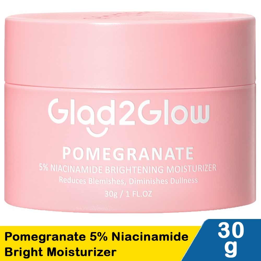 GLAD2GLOW POMEGRANATE 5% NIACINAMD BRIGH MOISTURIZER 30g