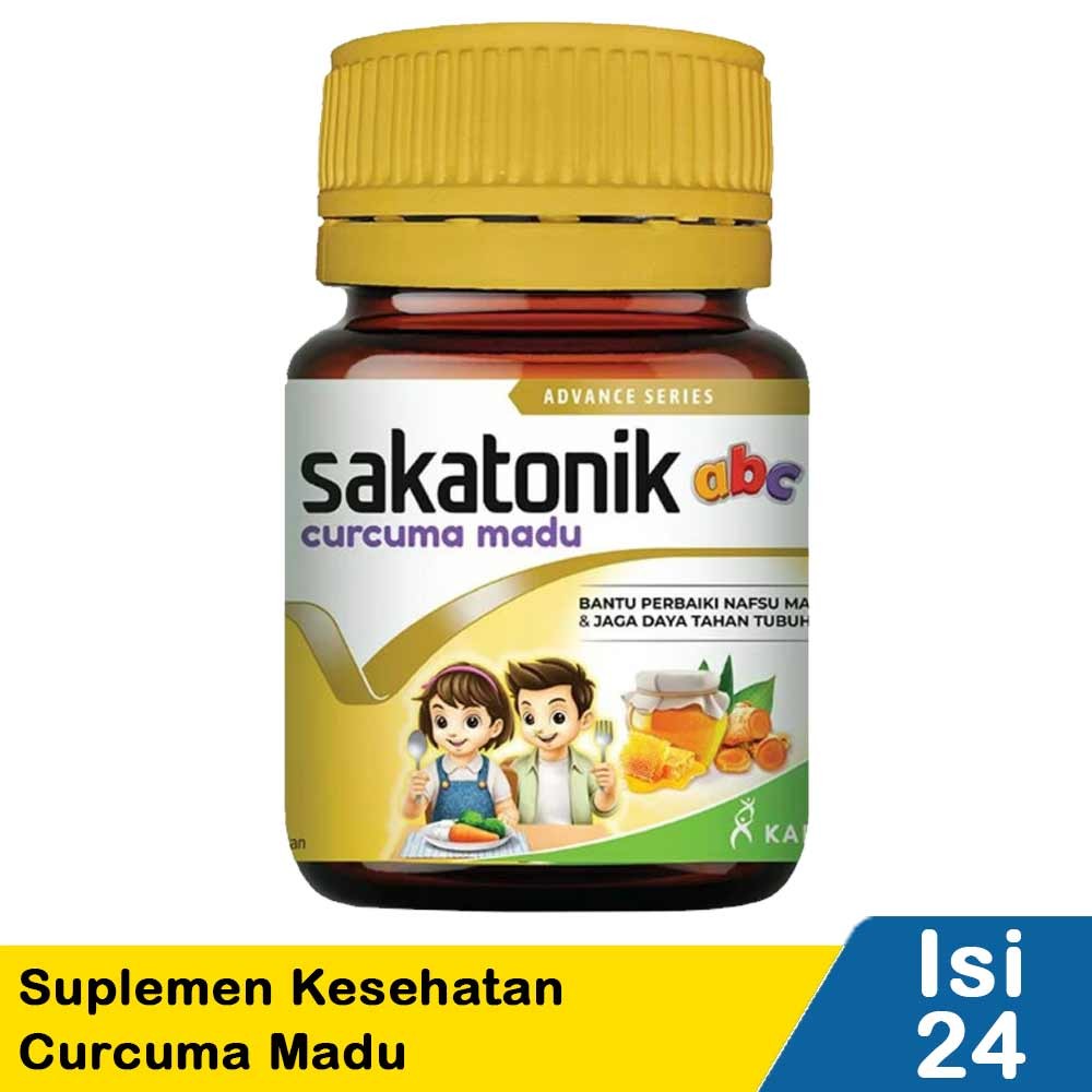 SAKATONIK ABC SUPLEMEN KESEHATAN CURCUMA MADU 24's