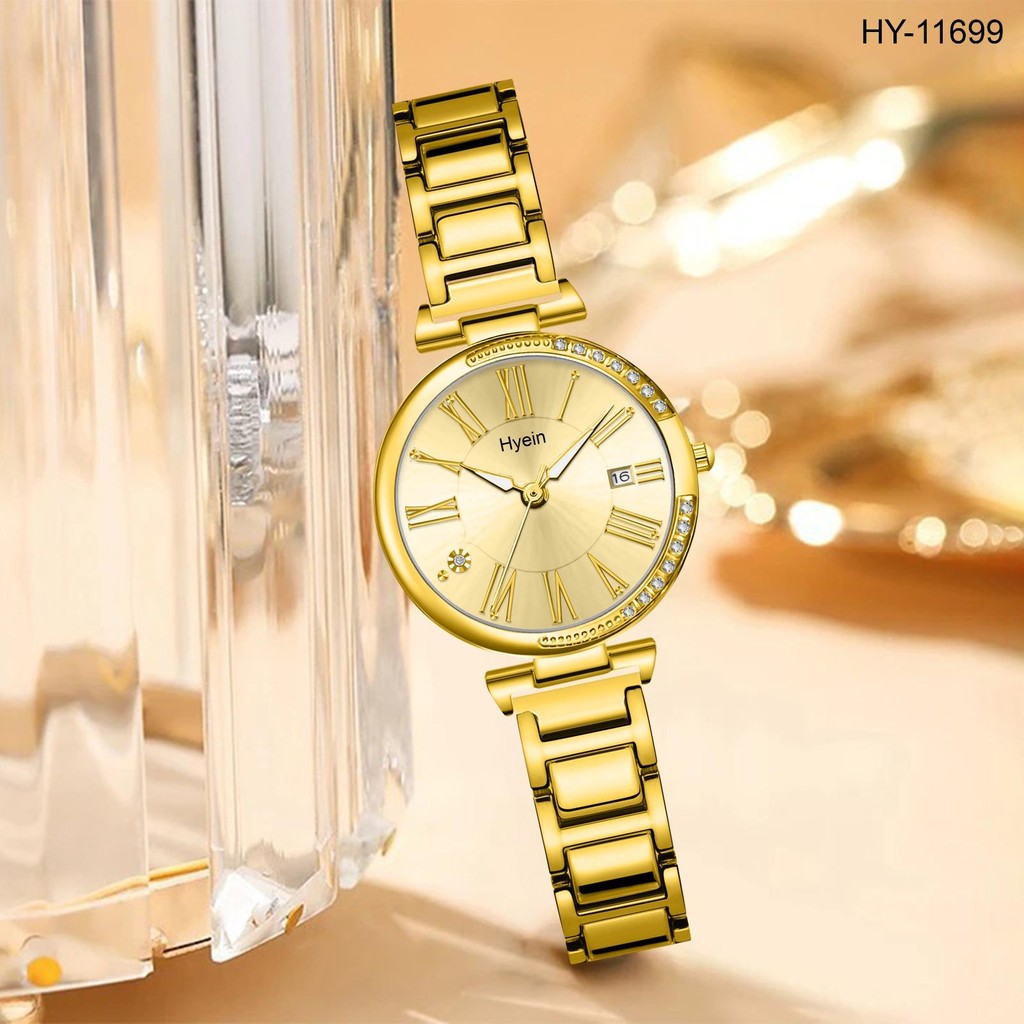 Jam Tangan  Hyein Jam Tangan Wanita 11699 Rantai