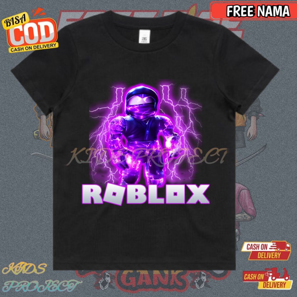 Kaos Anak Roblox Ninja Legends X Shadow Charge element