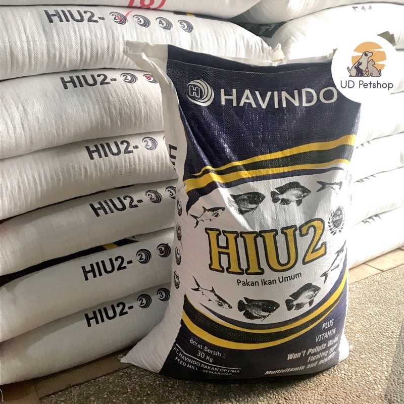 HIU 2 Pelet Apung 1 Karung - Pelet Ikan - Pakan Apung Havindo 1 Sak - Pakan Ikan