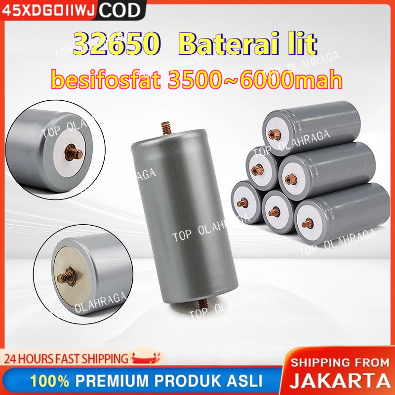 Baterai Lifepo4 32650 3.2V 6Ah 6000mAh Pju Tahan Lama