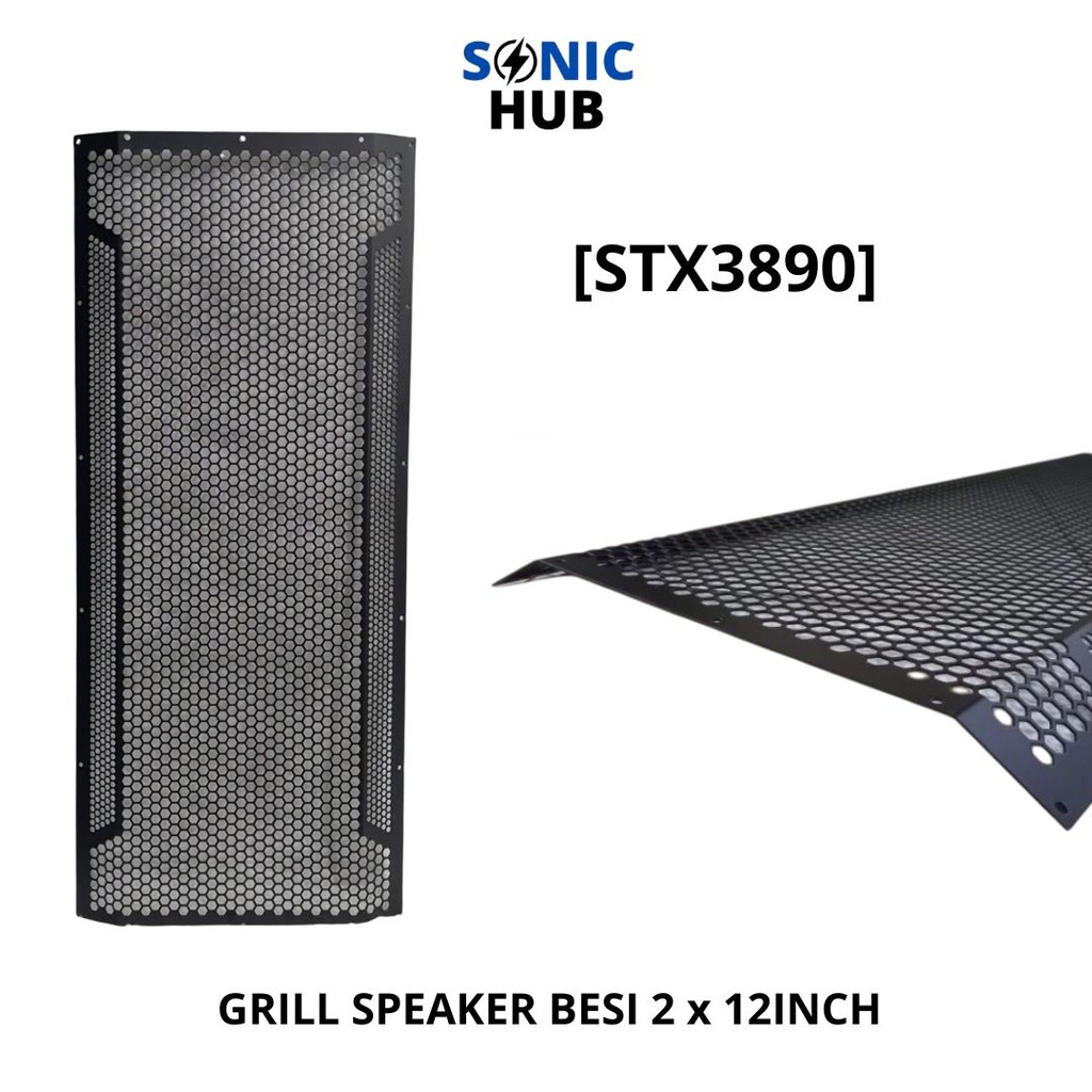 [STX3890] GRILL SPEAKER BESI 2 x 12INCH