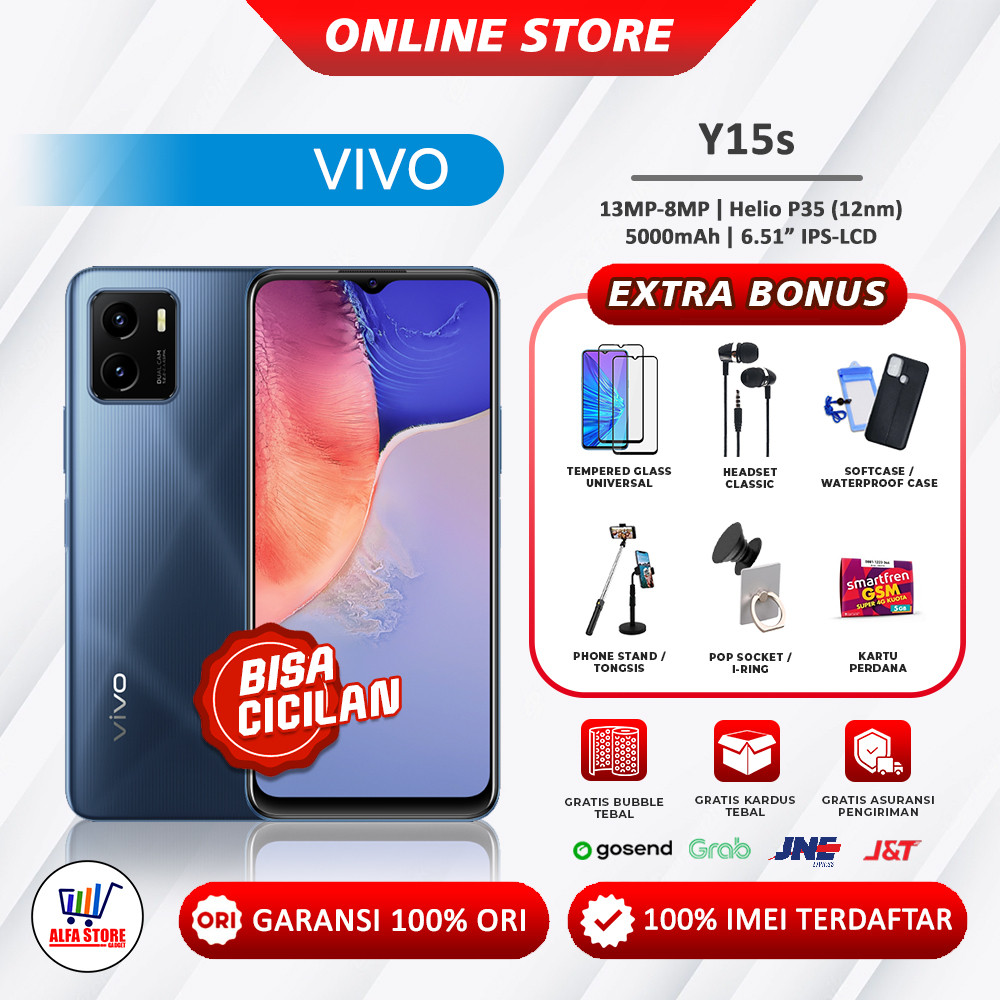 VIVO Y15S RAM 3/64 GARANSI RESMI