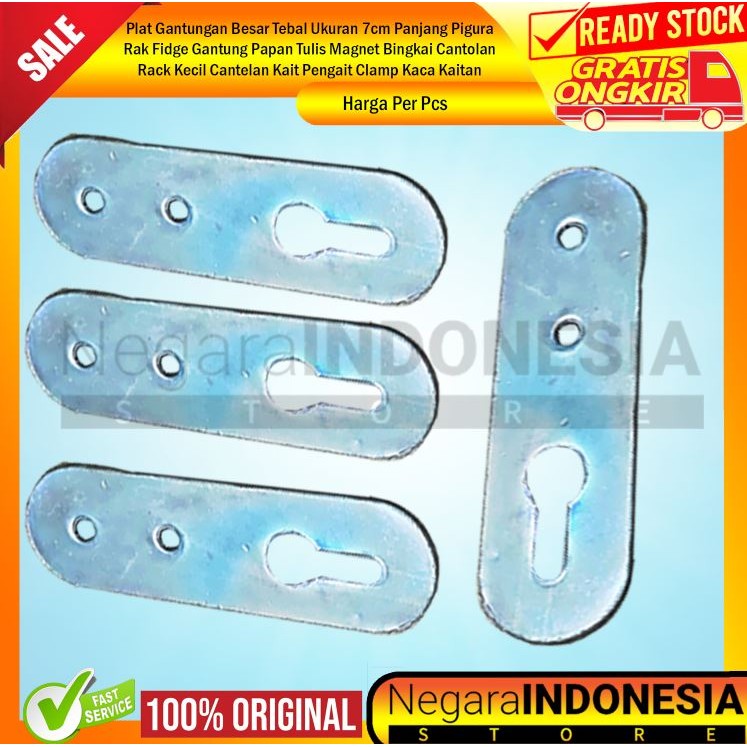 Plat Gantungan Besar Tebal Ukuran 7cm Fidge Gantung Papan Tulis Panjang Pigura Rak Magnet Bingkai Ca