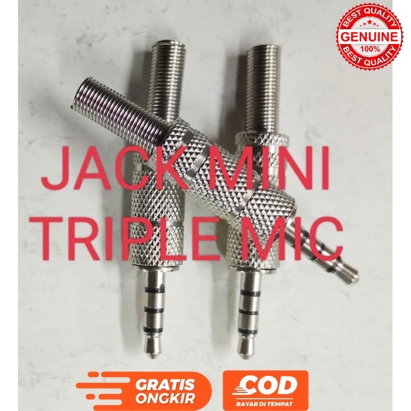 JACK MINI TRIPPLE JEK MIC TRIPLE TRIPEL