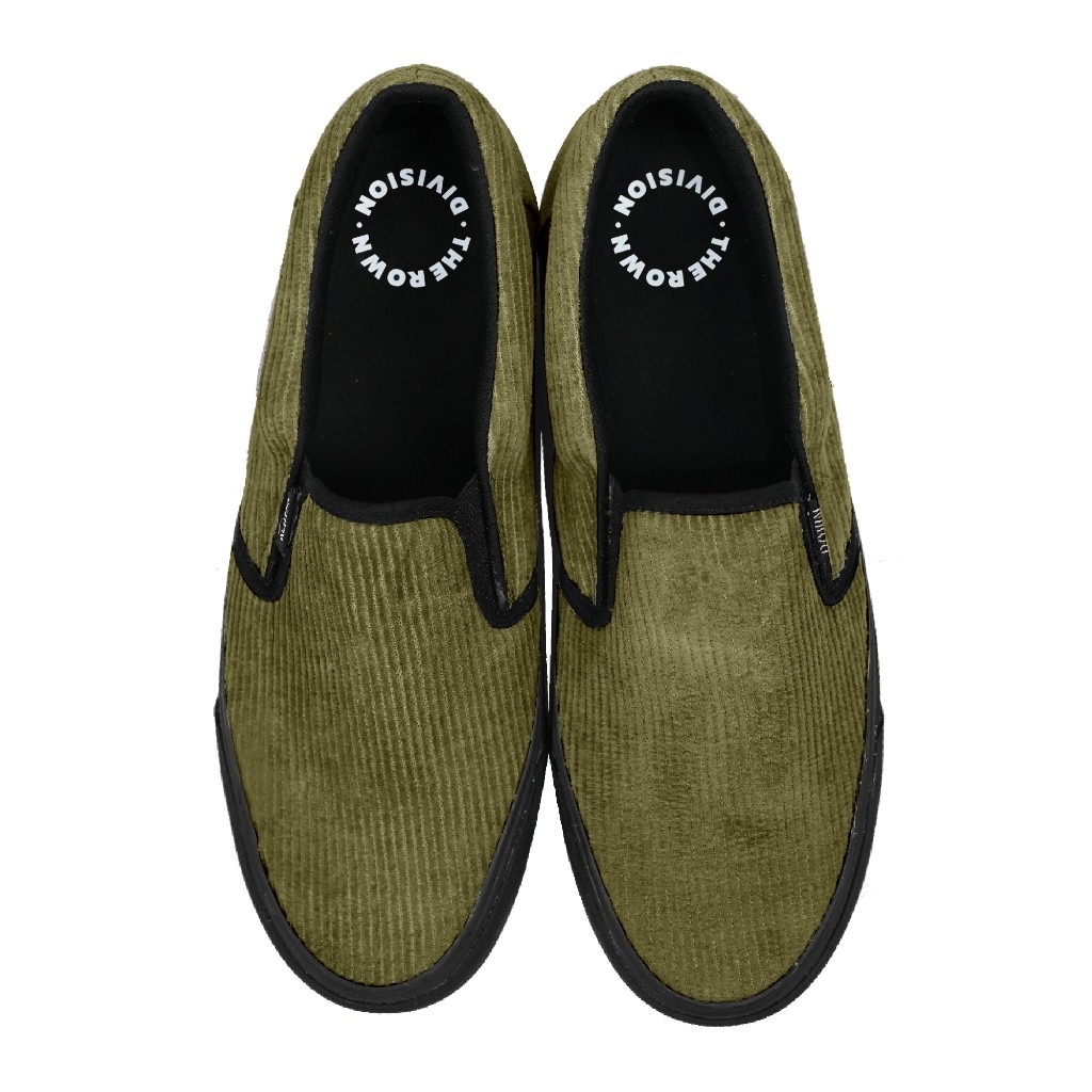 Rown Division Storage Slip On Shoes - Rowndvsn Sepatu Ellden Army Black