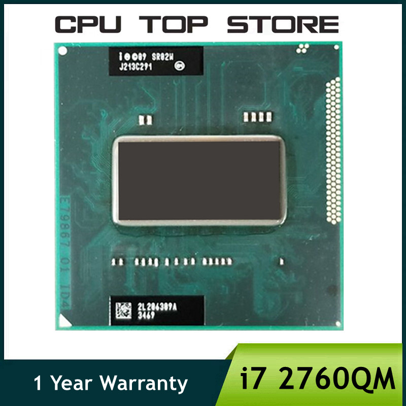 Intel Core i7 2760QM SR02W 2.6GHz Quad-Core Eight-Thread Laptop CPU notebook Processor 45W Socket G2