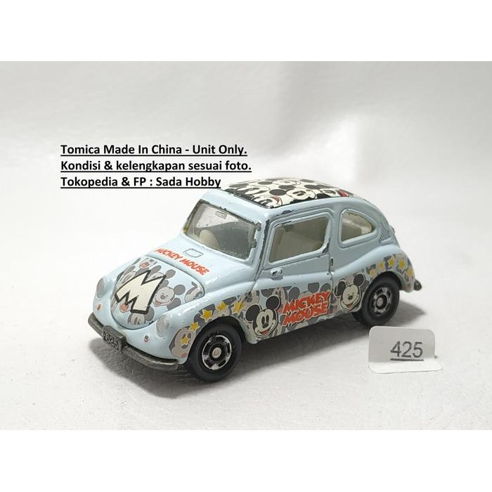 HW  Tomica Disney D-17 Subaru 360 Mickey Mouse Unit Only