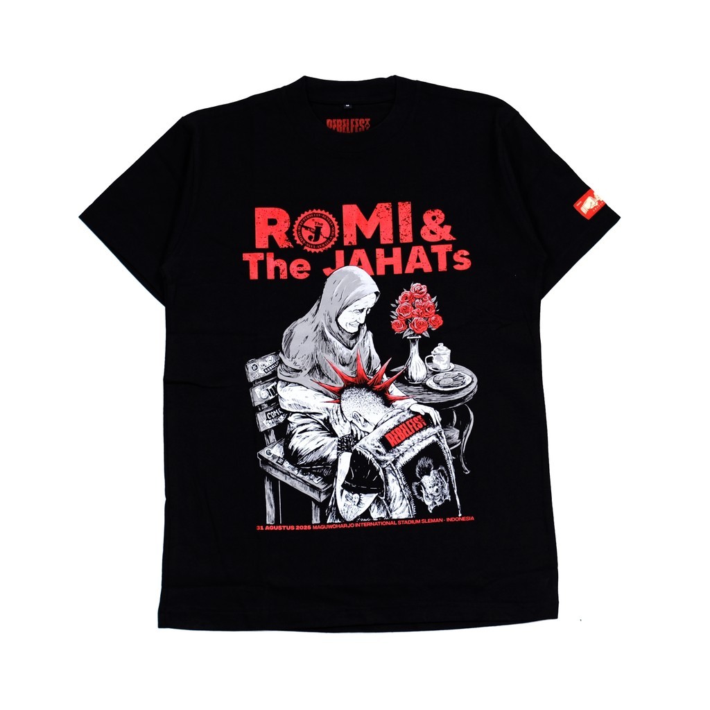 (COD) Tshirt ROMI AND THE JAHAT - REBELFEST (black)