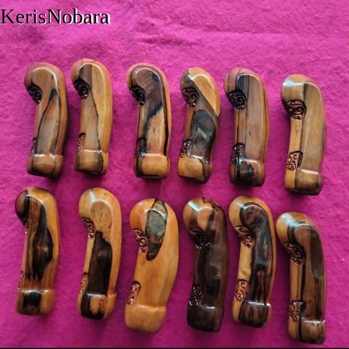 Handle Gagang Keris Model Jogja Kayu Timoho Asli laris manis