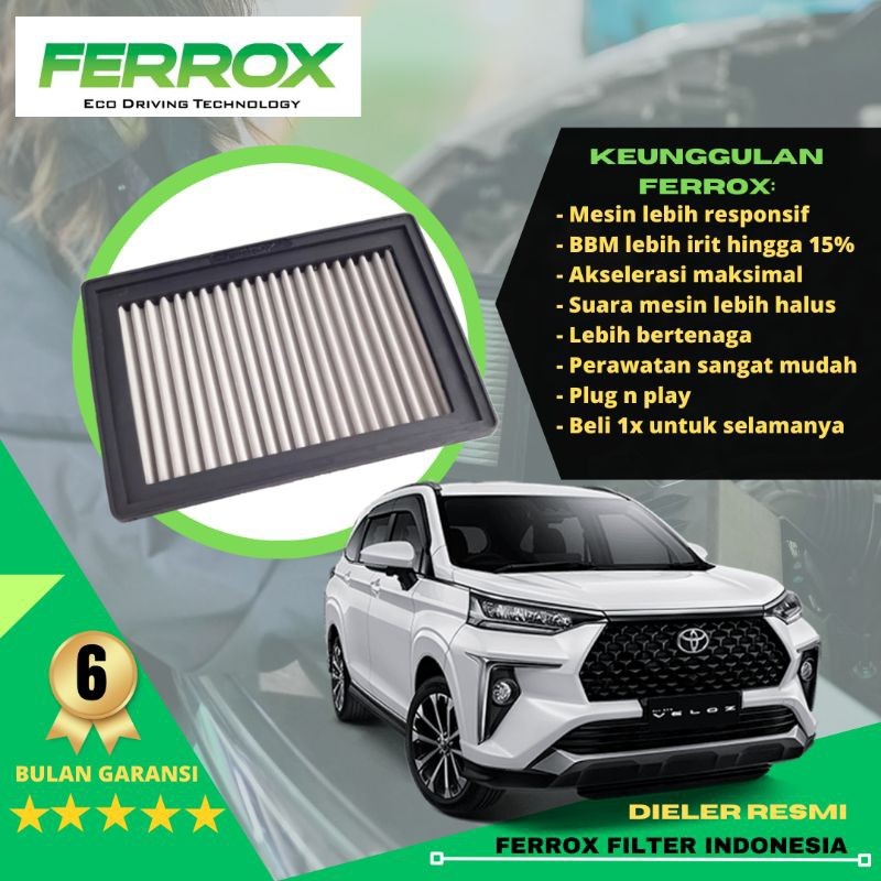FERROX Filter Udara allnew xenia,avanza Veloz 2022-up